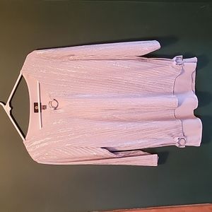 Dress shirt size M silver